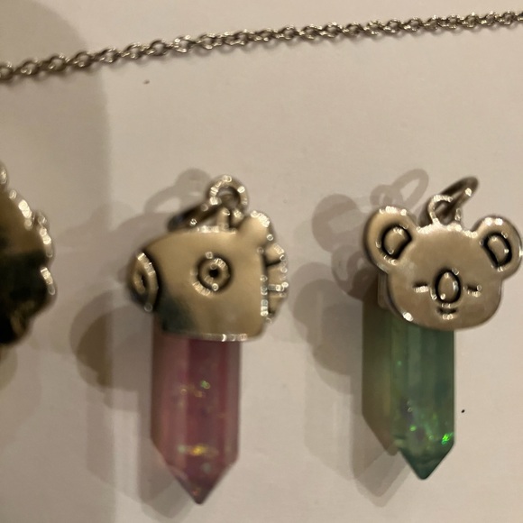 BTS/BT21 Charm Crystal Pendant Necklace - Picture 4 of 5